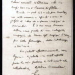 Lettera di Concetto Marchesi all' allieva Matilde Bassani, 13 settembre 1947, p. 2. Archivio privato Valeria Finzi