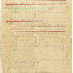 Lettera di Pacifico di Consiglio spedita dal carcere di Regina Coeli, 6 aprile [maggio] 1944. Archivio privato Alberto Di Consiglio