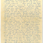 Lettera di Renato Levi al fratello Mario, spedita da Colomb Bechar in Algeria il 19 febbraio 1940, p. 1 Archivio privato Rossella Levi