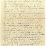 Lettera di Renato Levi al fratello Mario, spedita da Colomb Bechar, in Algeria, il 19 febbraio 1940, p. 4 Archivio privato Rossella Levi