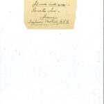 Biglietto con l'indirizzo postale di Renato Levi inviato insieme alla lettera del 1° giugno 1940. Archivio privato Rossella Levi