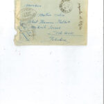 Busta della lettera di Renato Levi al fratello Mario, spedita da Reggan, in Algeria, il 1°giugno 1940. Archivio privato Rossella Levi