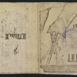 Tessera ANPI di Vito Volterra, fronte, 1947 (Archivio Fondazione CDEC, Antifascisti e partigiani ebrei in Italia 1922-1945)